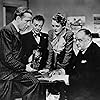 Humphrey Bogart, Peter Lorre, Mary Astor, and Sydney Greenstreet in The Maltese Falcon (1941)