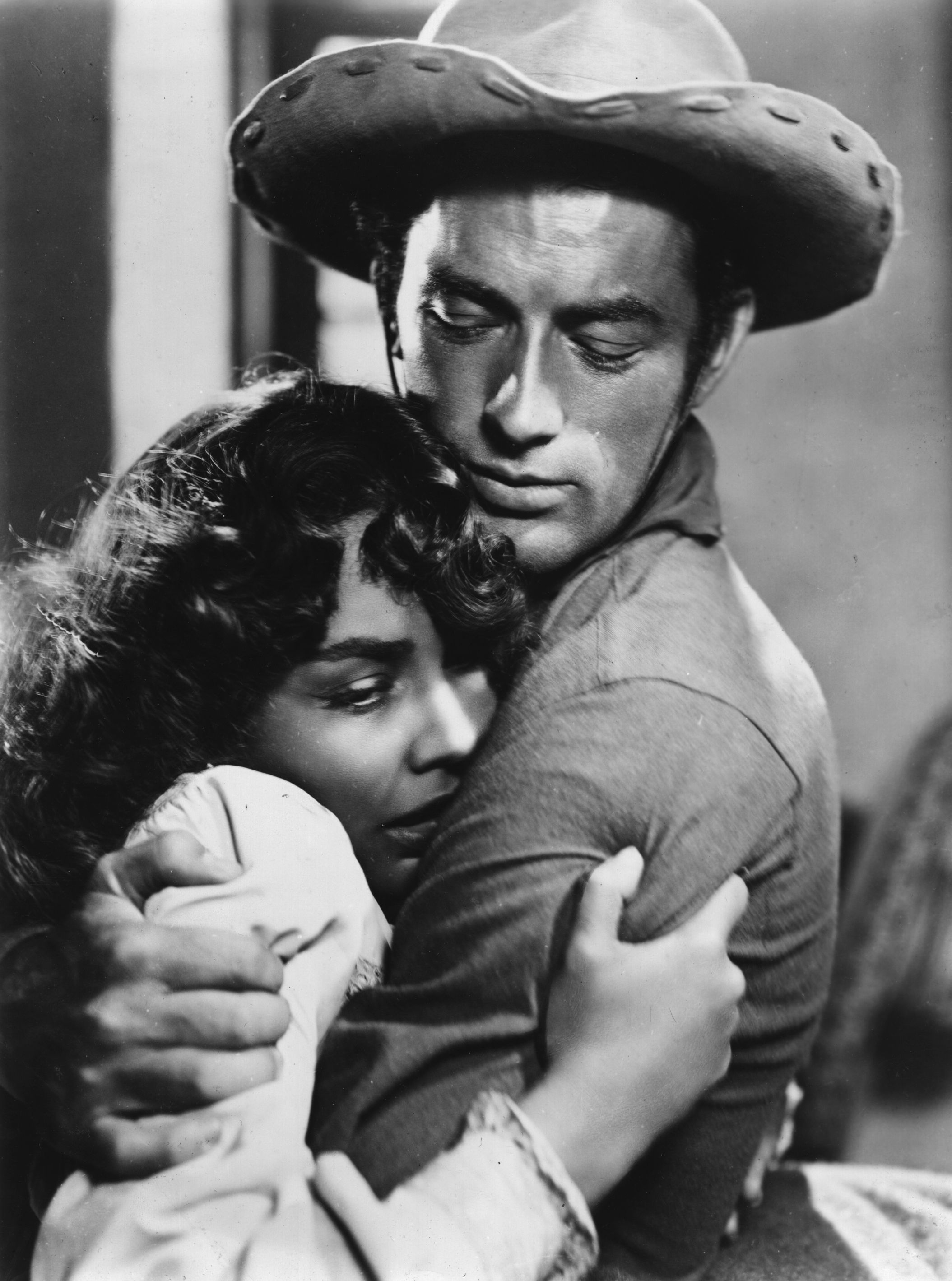 Gregory Peck and Jennifer Jones in Duel in the Sun (1946)