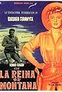 Ronald Reagan and Barbara Stanwyck in La reina de Montana (1954)