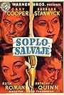 Gary Cooper, Anthony Quinn, Barbara Stanwyck, and Ruth Roman in Soplo salvaje (1953)