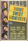 Randolph Scott, Dean Stockwell, Lynn Bari, Peggy Ann Garner, and Connie Marshall in Home, Sweet Homicide (1946)