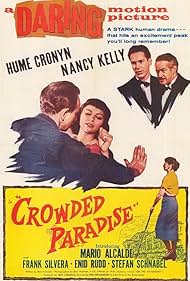 Hume Cronyn, Mario Alcalde, Nancy Kelly, Enid Rudd, and Frank Silvera in Crowded Paradise (1956)