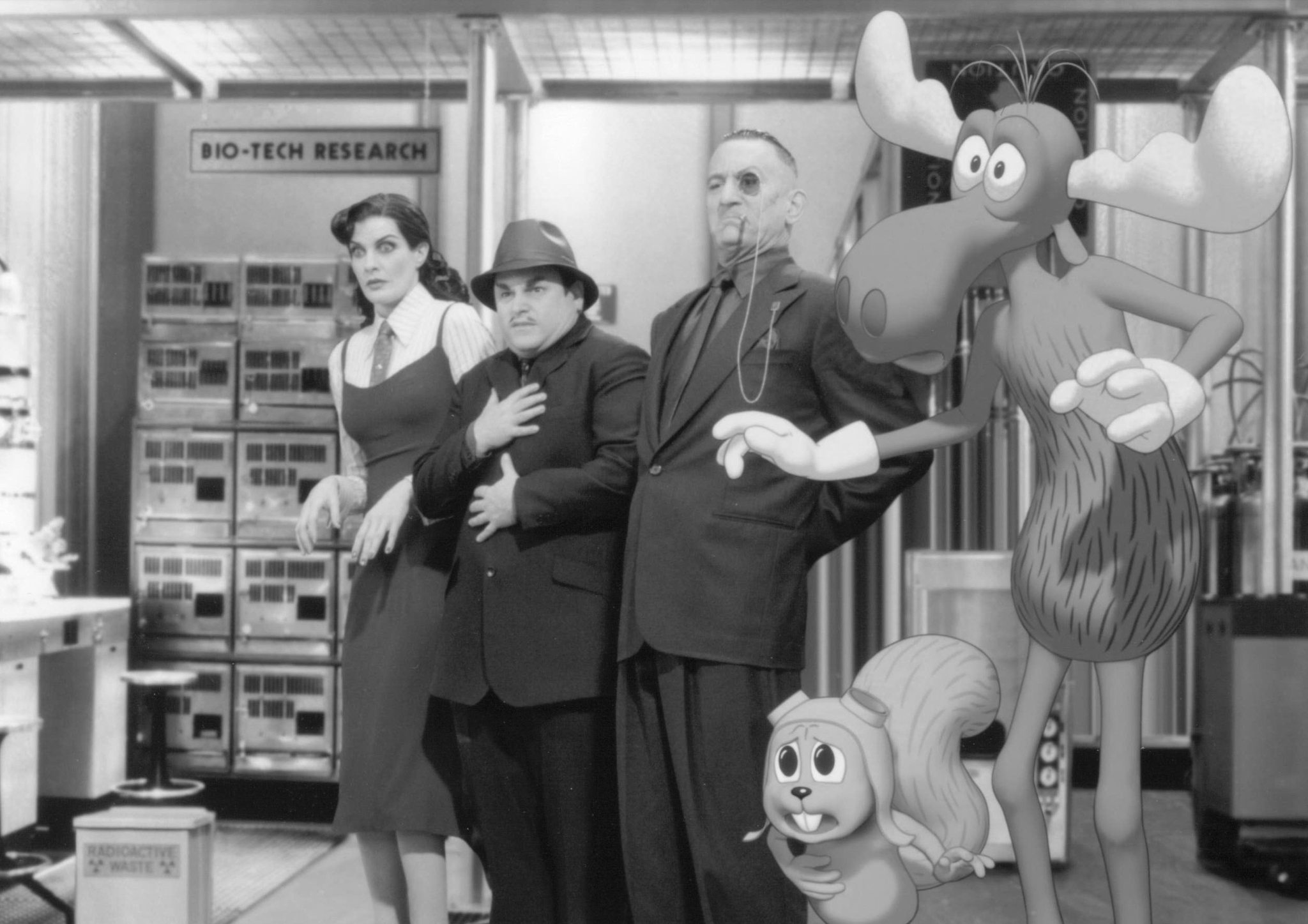 Robert De Niro, Rene Russo, Jason Alexander, June Foray, and Keith Scott in The Adventures of Rocky & Bullwinkle (2000)