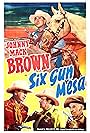 Johnny Mack Brown, Carl Mathews, and Milburn Morante in Crime na Fronteira (1950)