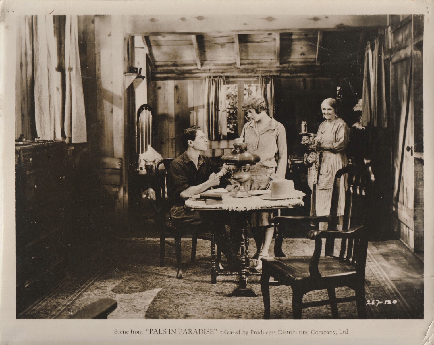 John Bowers, Marguerite De La Motte, and May Robson in Pals in Paradise (1926)