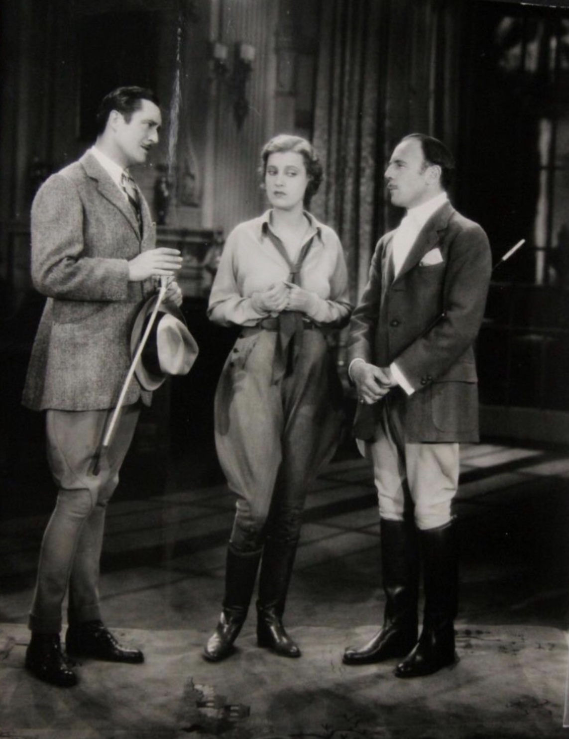 Edmund Lowe, Jeanette MacDonald, and Roland Young in Don't Bet on Women (1931)