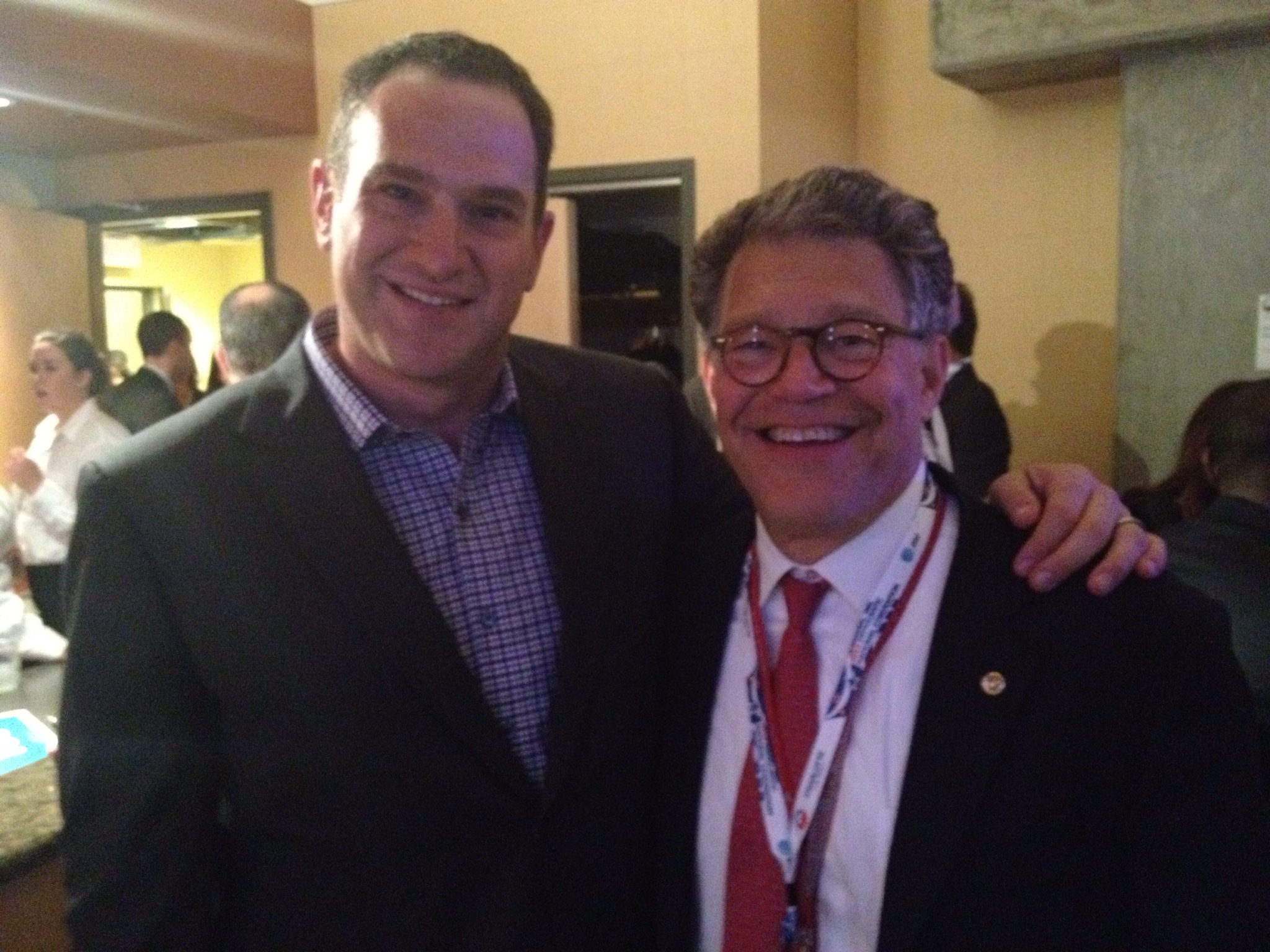 Al Franken and Dan Spilo