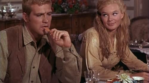 Lee Majors and Linda Evans in The Big Valley (1965)