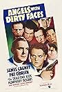 Humphrey Bogart, Pat O'Brien, Gabriel Dell, Leo Gorcey, Huntz Hall, Billy Halop, Bobby Jordan, Bernard Punsly, and The Dead End Kids in Angels with Dirty Faces (1938)