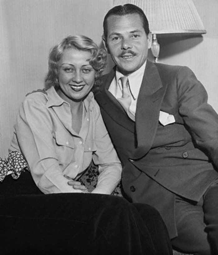 Joan Blondell and George Barnes