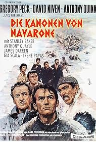 David Niven, Gregory Peck, and Anthony Quinn in Die Kanonen von Navarone (1961)