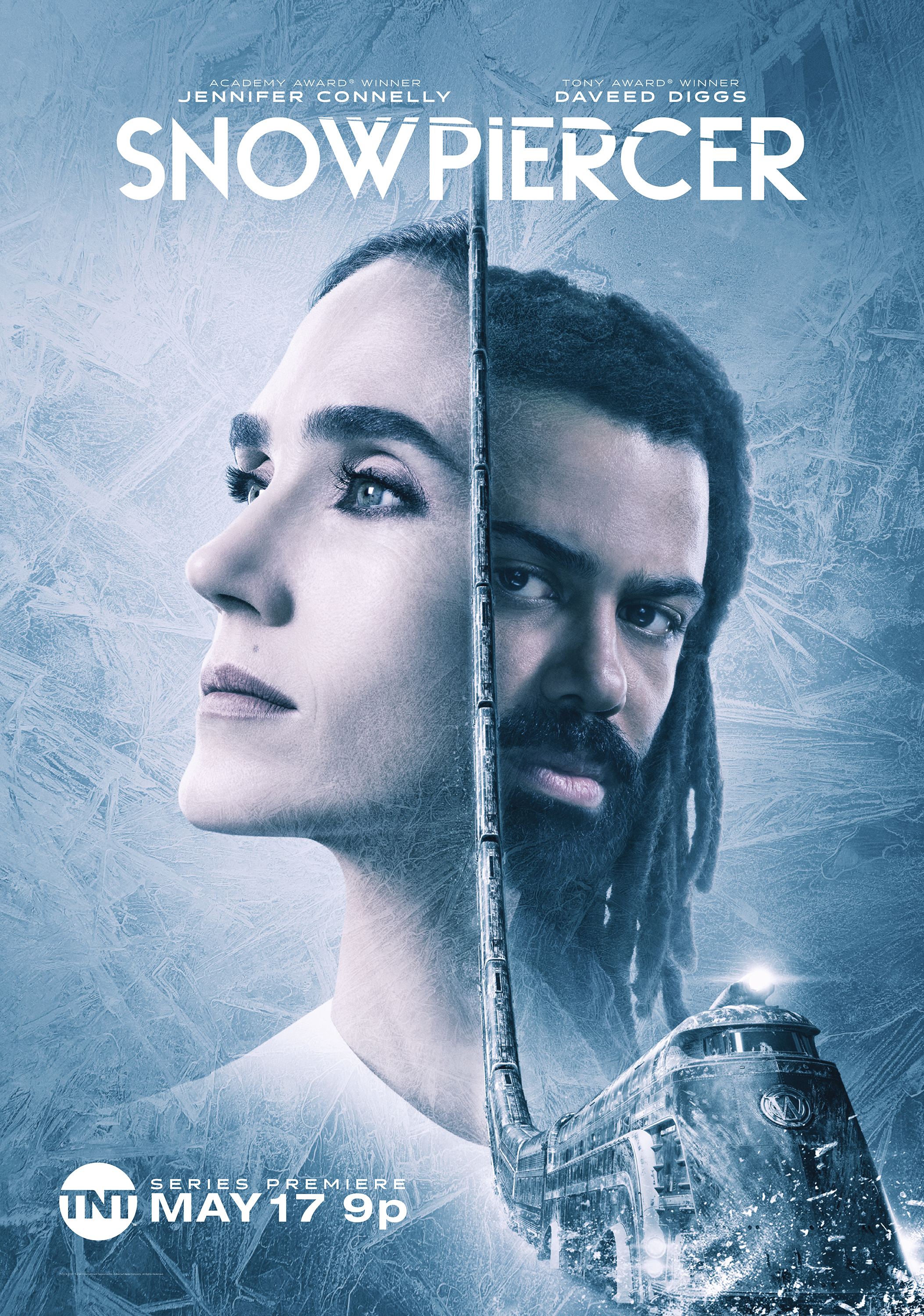 Jennifer Connelly and Daveed Diggs in Snowpiercer (2020)