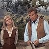 Lee Majors and Carol Lynley in The Big Valley (1965)