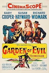 Gary Cooper, Susan Hayward, and Richard Widmark in Garden of Evil (1954)