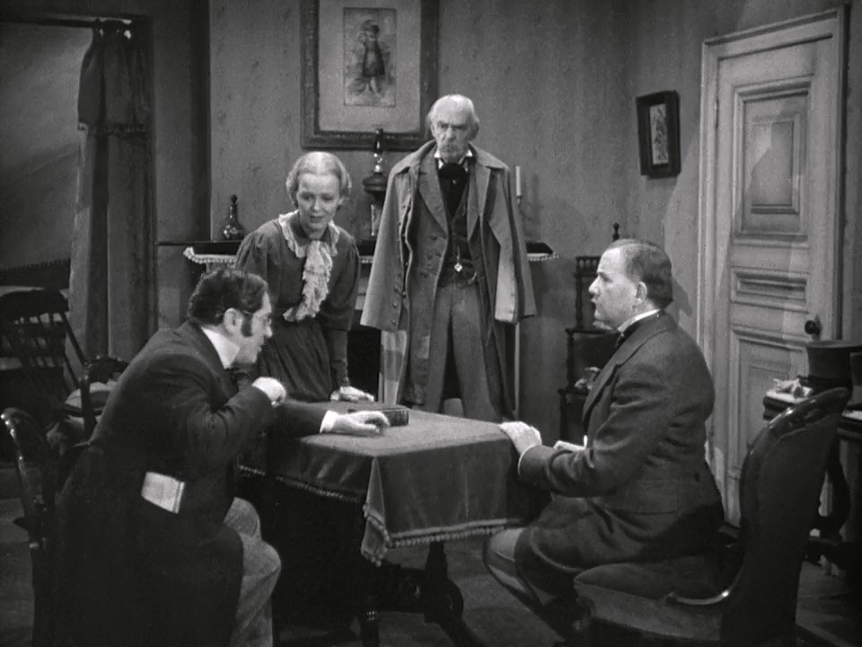 Gloria Stuart, Claude Gillingwater, J.M. Kerrigan, and Douglas Wood in The Prisoner of Shark Island (1936)