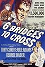 Tony Curtis, Julie Adams, and George Nader in Six Bridges to Cross (1955)