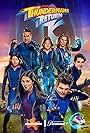 Rosa Blasi, Chris Tallman, Diego Velazquez, Kira Kosarin, Jack Griffo, Addison Riecke, and Maya Le Clark in The Thundermans Return (2024)