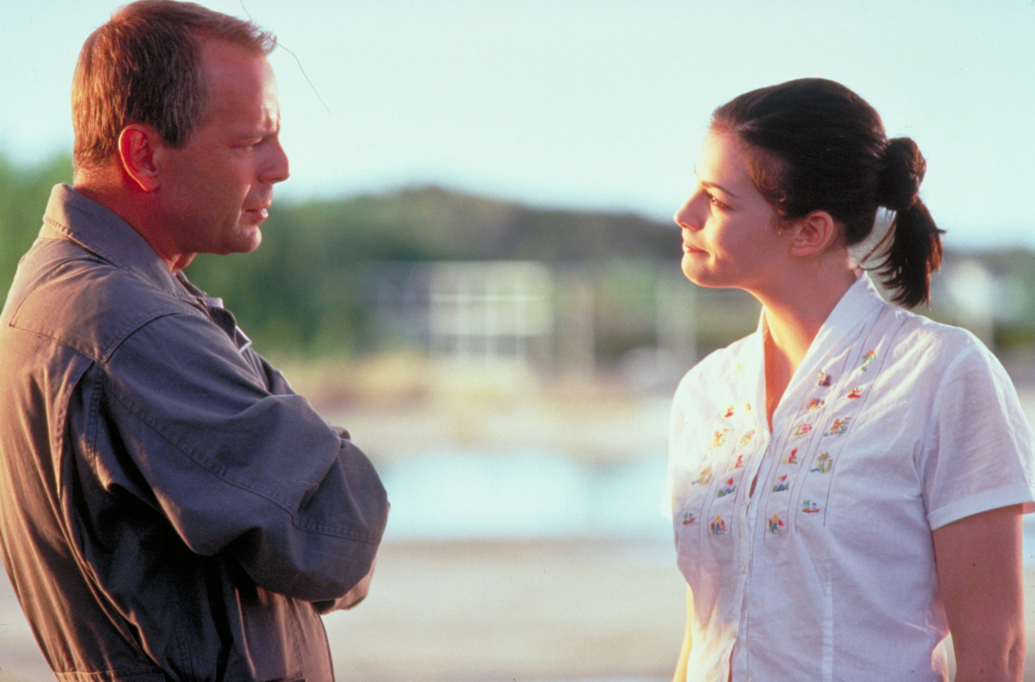 Liv Tyler and Bruce Willis in Armageddon (1998)