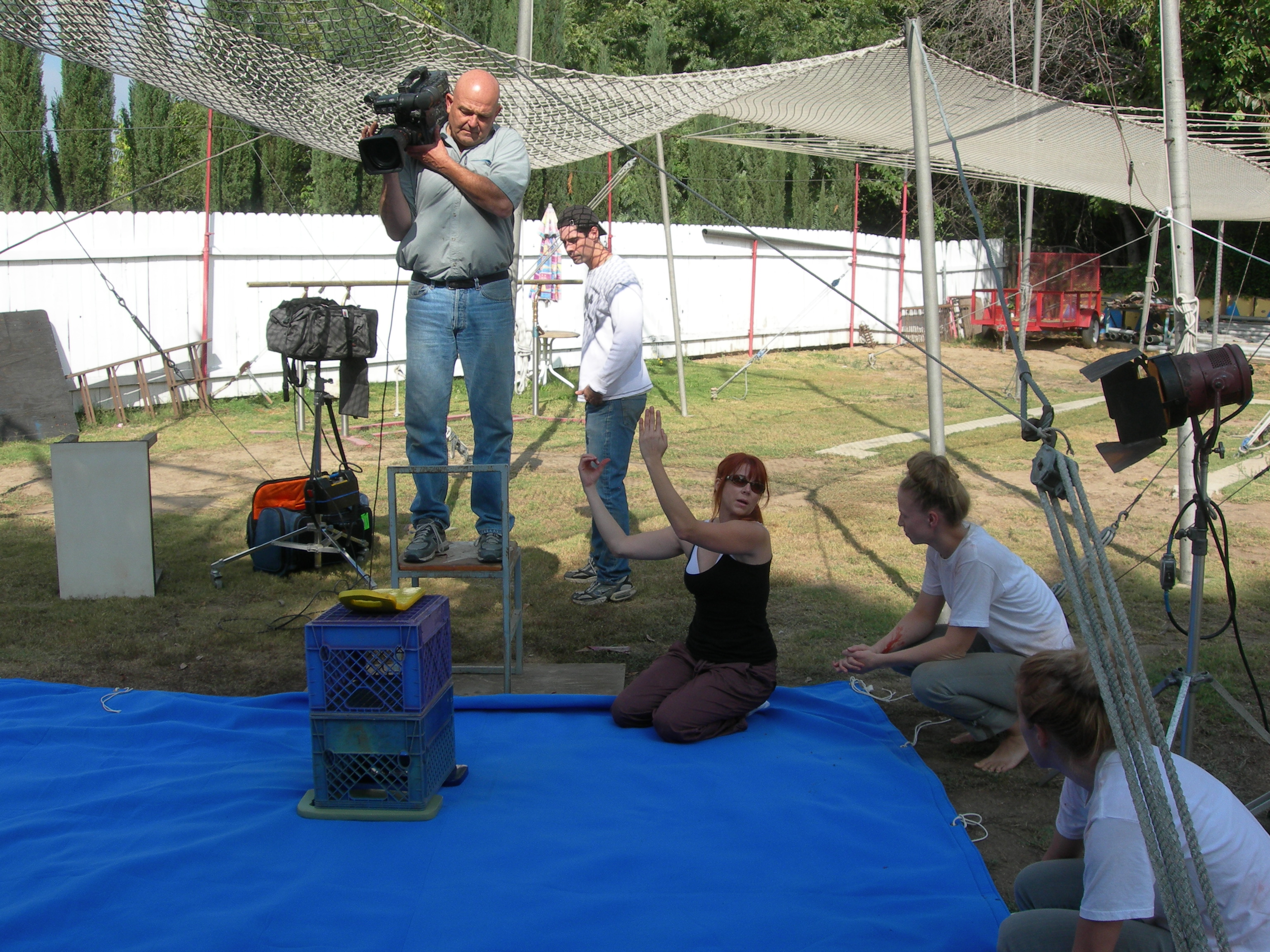 Howard Wexler, Tina Mahler, Stephen Gregory Curtis, and Tobi Tommaney in Throw Me Away (2009)