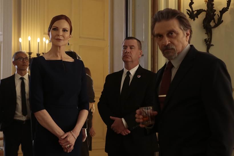 Dennis Boutsikaris and Marcia Cross in Quantico (2015)