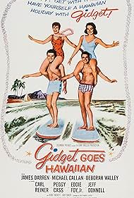 Michael Callan, James Darren, and Deborah Walley in Gidget Goes Hawaiian (1961)