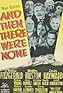 Judith Anderson, Mischa Auer, June Duprez, Barry Fitzgerald, Richard Haydn, Louis Hayward, Walter Huston, C. Aubrey Smith, and Roland Young in And Then There Were None (1945)