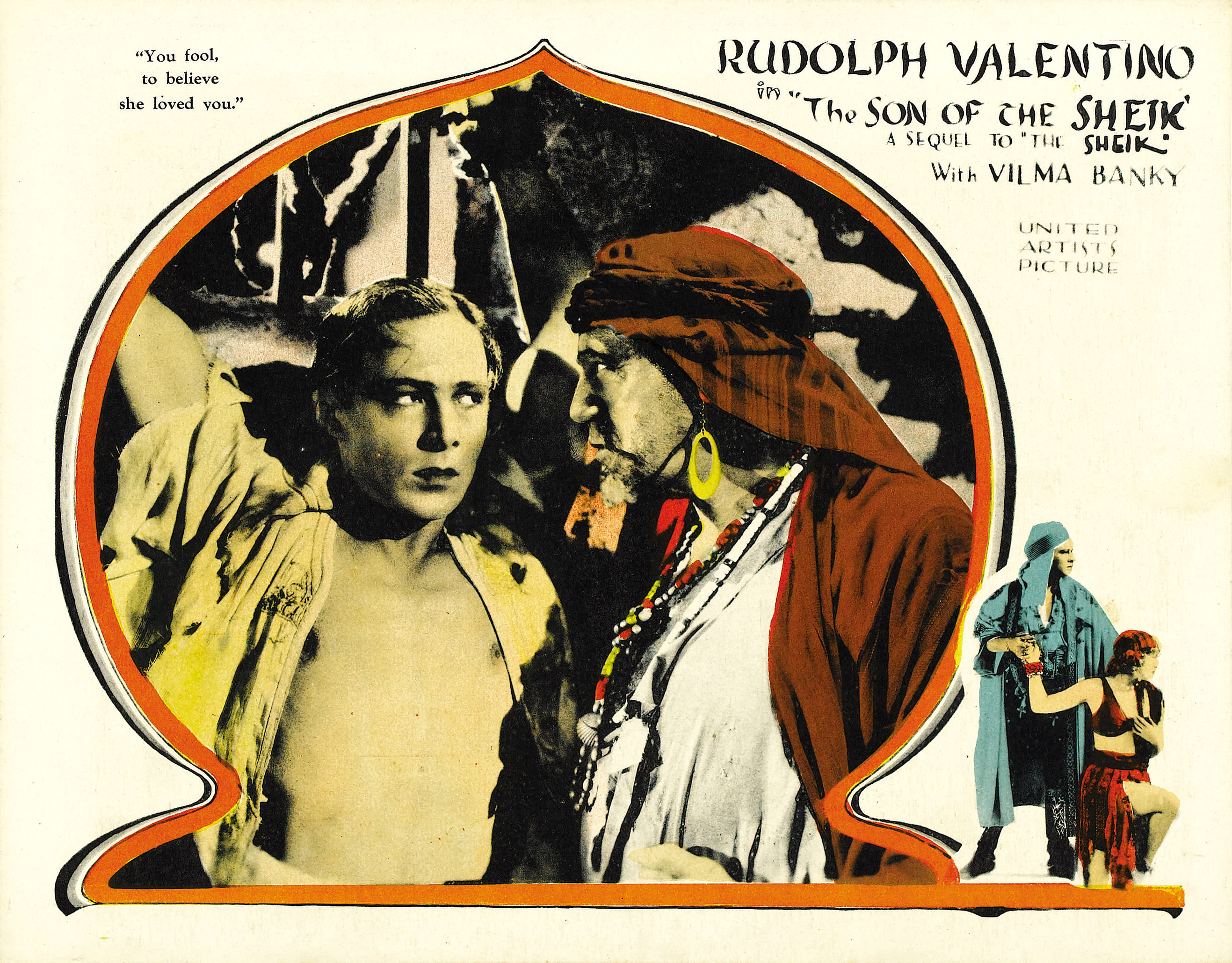 Rudolph Valentino in The Son of the Sheik (1926)