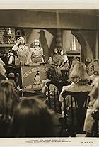 Ann Gillis, Nan Grey, Gloria Jean, Iris Kirksey, Joanne Lybrook, Ann MacLean, Shirley Mills, Jean Porter, Carol Stevens, Virginia Weidler, Marjorie Whatley, Ida Mae Hays, June Harlan, and Joyce Aehle in The Under-Pup (1939)