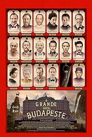 Ralph Fiennes, Jeff Goldblum, Harvey Keitel, Jude Law, Bill Murray, Willem Dafoe, F. Murray Abraham, Edward Norton, Adrien Brody, Jason Schwartzman, Owen Wilson, Mathieu Amalric, Tilda Swinton, Tom Wilkinson, Saoirse Ronan, Tony Revolori, and Léa Seydoux in O Grande Hotel Budapeste (2014)