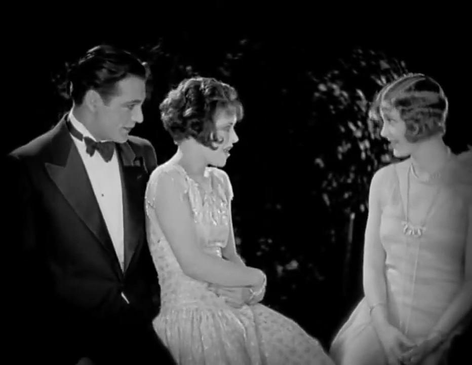 Gary Cooper, Clara Bow, and Esther Ralston in Children of Divorce (1927)