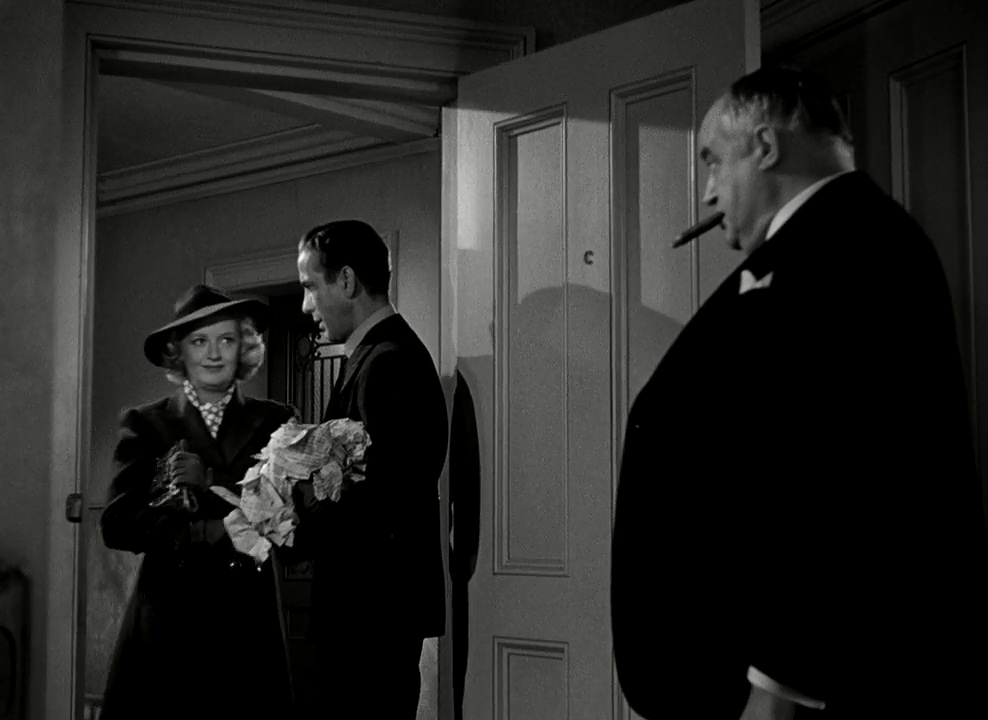 Humphrey Bogart, Sydney Greenstreet, and Lee Patrick in The Maltese Falcon (1941)