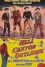 Brian Keith, Buddy Baer, Dick Kallman, Don Megowan, and Dale Robertson in Hell Canyon Outlaws (1957)