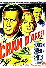 William Holden, Edmond O'Brien, and Alexis Smith in Le cran d'arrêt (1952)