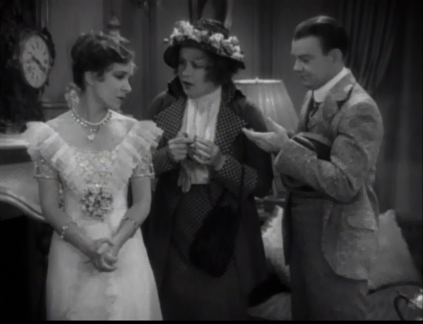 Cliff Edwards, Helen Hayes, and Marie Prevost in The Sin of Madelon Claudet (1931)