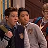 Aidan Miner, Lance Lim, and Ricardo Hurtado in School of Rock (2016)