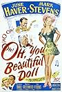 June Haver, S.Z. Sakall, and Mark Stevens in Oh, You Beautiful Doll (1949)