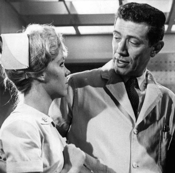 Zina Bethune and Joseph Campanella in The Doctors and the Nurses (1962)