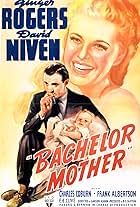 David Niven, Ginger Rogers, and Elbert Coplen Jr. in Bachelor Mother (1939)