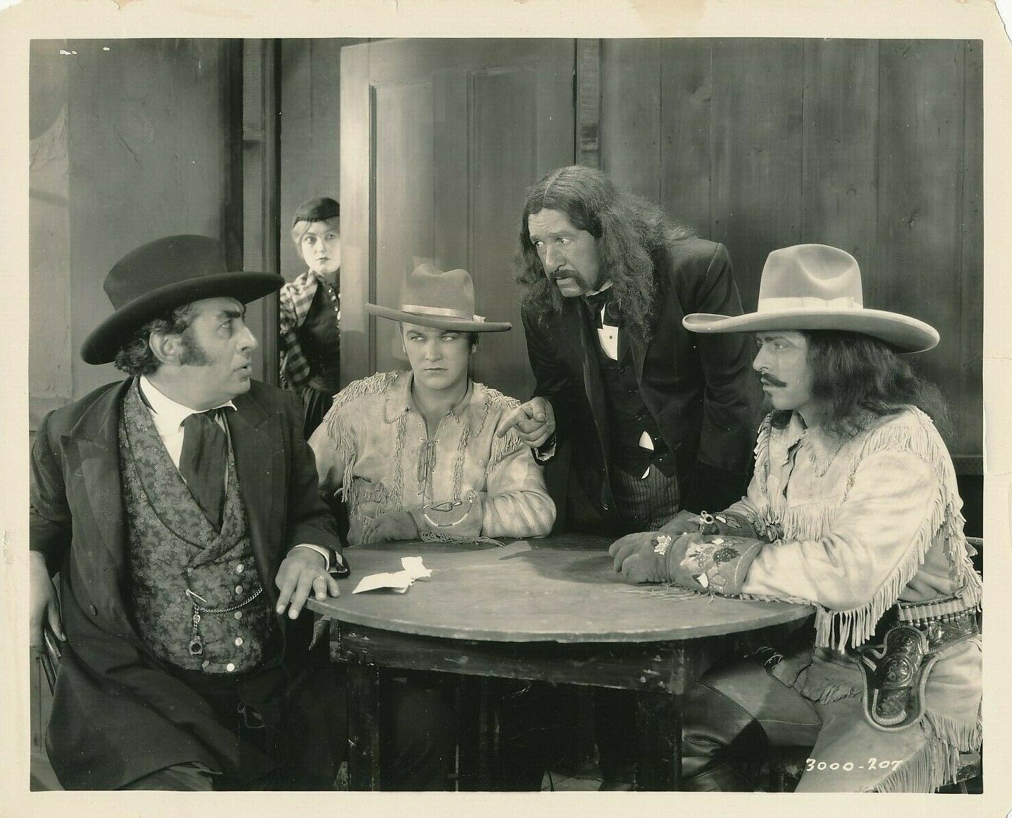 William Boyd, Marguerite De La Motte, Jack Hoxie, Mitchell Lewis, and J. Farrell MacDonald in The Last Frontier (1926)