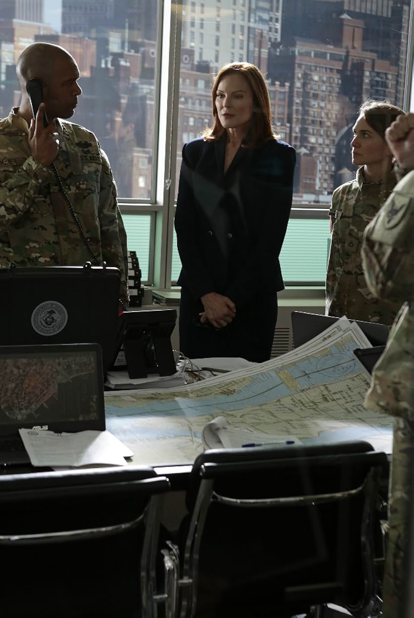 Marcia Cross and Brandon Ford Green in Quantico (2015)