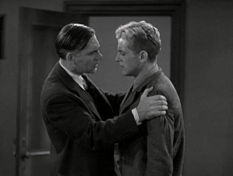 Phillips Holmes and Walter Huston in The Criminal Code (1931)