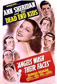 Gabriel Dell, Leo Gorcey, Huntz Hall, Billy Halop, Bobby Jordan, Bernard Punsly, and Ann Sheridan in Angels Wash Their Faces (1939)