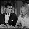 Shirley Eaton and Hugh O'Brian in Ten Little Indians (1965)