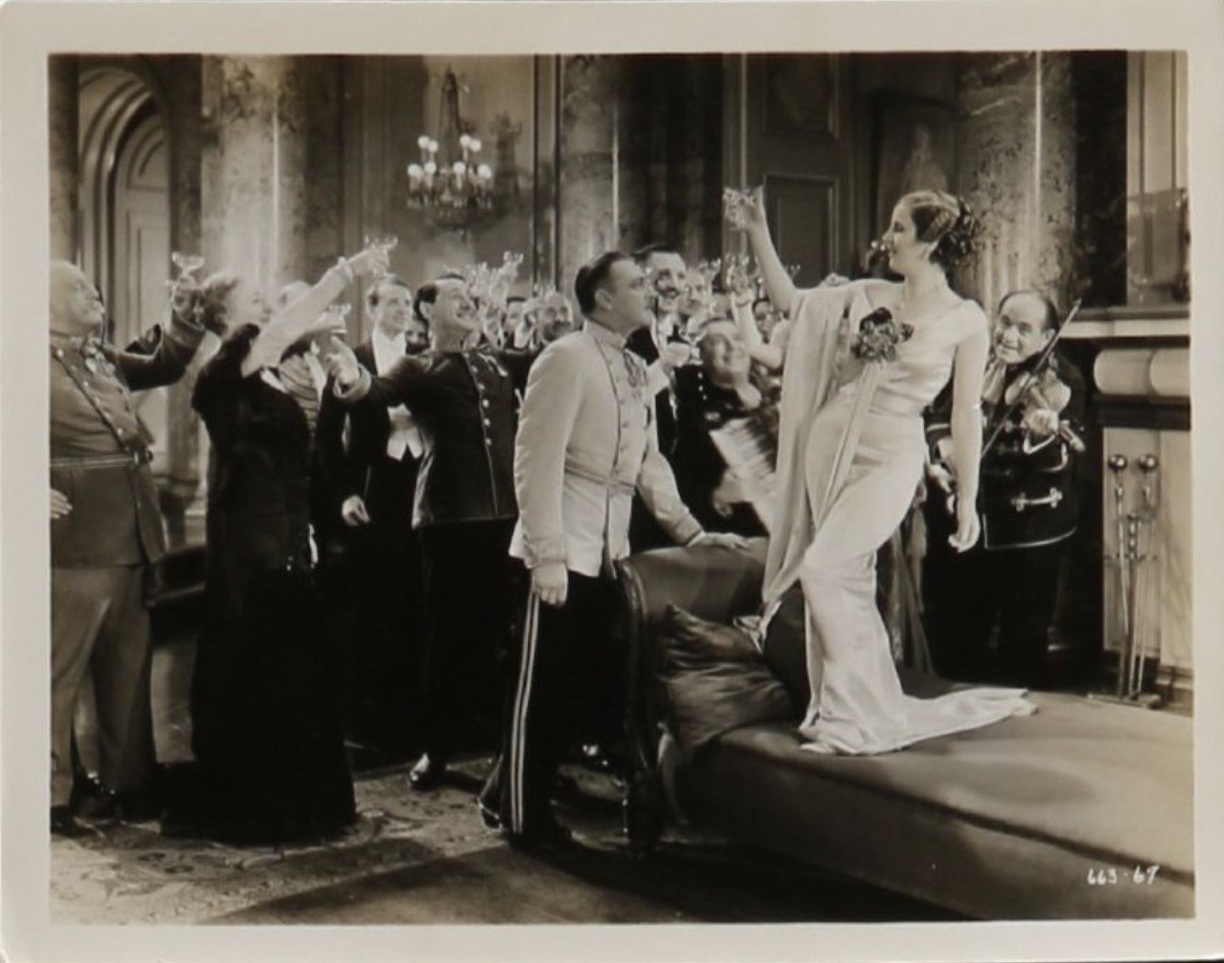 John Barrymore and Diana Wynyard in Reunion in Vienna (1933)