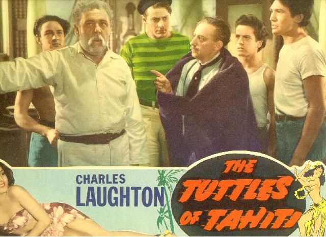 Charles Laughton, Mala, Victor Francen, Jon Hall, and Al Kikume in The Tuttles of Tahiti (1942)