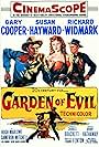 Gary Cooper, Susan Hayward, and Richard Widmark in Garden of Evil (1954)