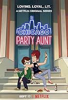 Rory O'Malley and Lauren Ash in Chicago Party Aunt (2021)