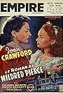 Joan Crawford, Ann Blyth, and Garry Owen in Le roman de Mildred Pierce (1945)