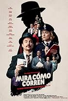 Adrien Brody, Sam Rockwell, David Oyelowo, Reece Shearsmith, Saoirse Ronan, Pippa Bennett-Warner, Ruth Wilson, Sian Clifford, Pearl Chanda, Harris Dickinson, Jacob Fortune-Lloyd, and Charlie Cooper in Mira cómo corren (2022)