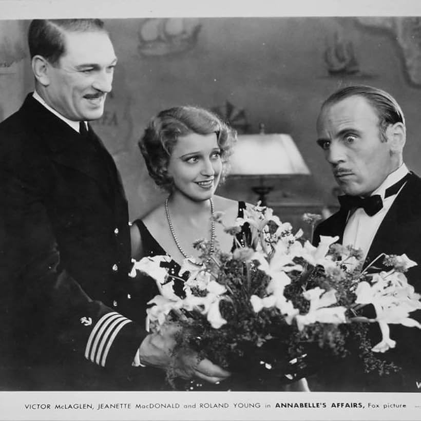 Jeanette MacDonald, Victor McLaglen, and Roland Young in Annabelle's Affairs (1931)